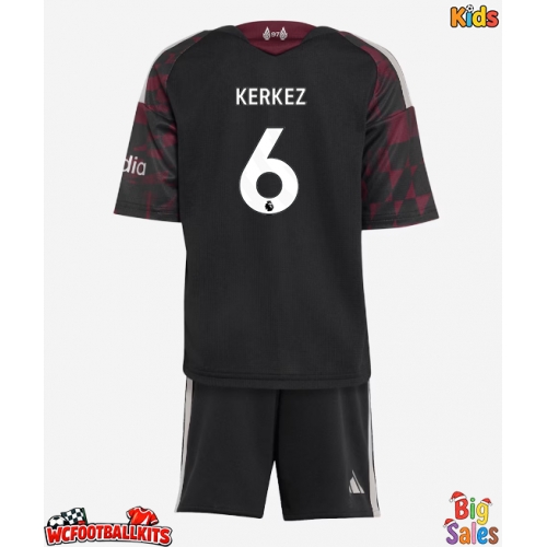 Liverpool Milos Kerkez #6 Replica Third Stadium Kit for Kids 2026-27 Short Sleeve (+ pants)